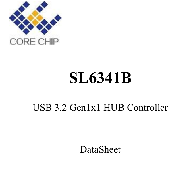 USB3.0 HUB 芯片 SL6341B